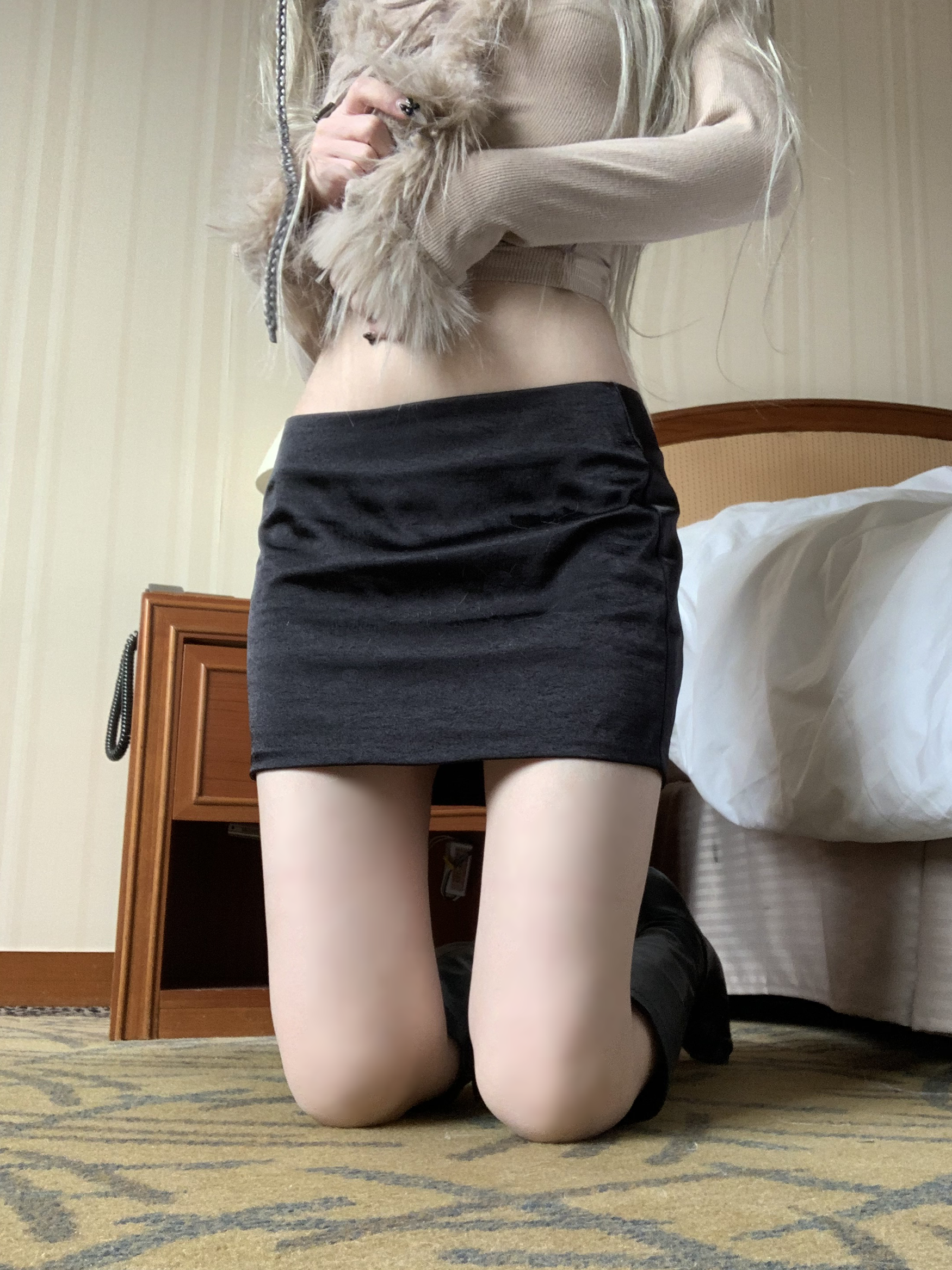 Tien Low-Waist Satin Skirt